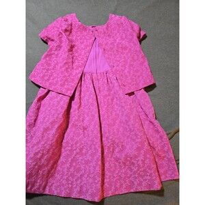 Kate Spade Girls Pink Dress Sz 14 Jackie Kennedy Vibes 1 Piece